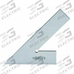 INSIZE Precision Steel Square: 45° Angle, 4-45/64 x 3-7/64 in Outside Dimensions, Stainless Steel (MPN 4745-1120). Key specifications — attr1182176: Stainless Steel; attr1182181: Box; attr1182159: INSIZE; attr1182175: 4-45/64 x 3-7/64 in; attr1182177: 0.0011 in (Inside); 0.0013 in (Outside); attr1182182: No.