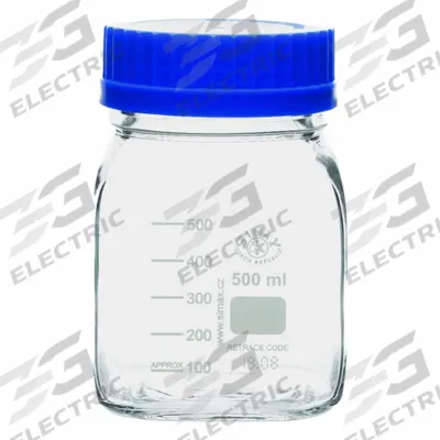 UNITED SCIENTIFIC SUPPLIES Media/Storage Bottle: 2 L, Screw-On, GL-80, 258 mm - Glass Lab Media Bottles