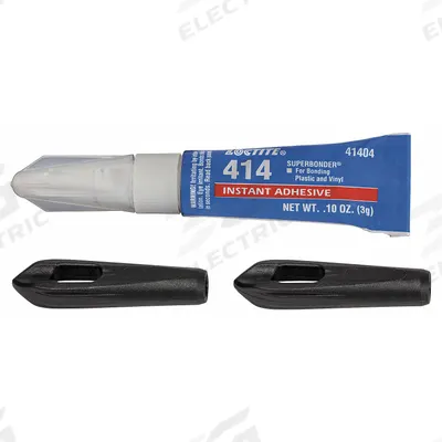 KLEIN TOOLS Fiberglass Fish Tape Repair Kit: (2) Non-Conductive Eyelets/Tube - Fish Tape Repair Kits