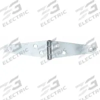 APPROVED VENDOR Strap Hinge: Steel, 1 3/16 in Leaf Ht, 3 in Leaf Wd (MPN 1RCG1). Key specifications — Material: Steel.