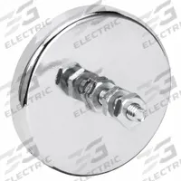 APPROVED VENDOR Post Hook: 90 lb Wt Capacity, 1 Hooks per Base, Silver, 1 Points per Hook (MPN 3DYA5). Key specifications — Color: Silver; Brand: APPROVED VENDOR.