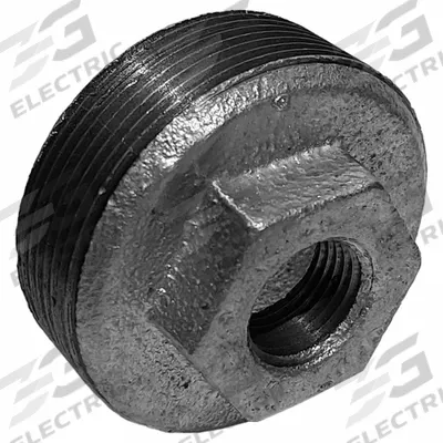 APPROVED VENDOR Metal Pipe Straight: Straight, 2 in x 1/2 in, Malleable Iron (MPN 5P893) - Medium-Pressure Threaded Pipe Fittings