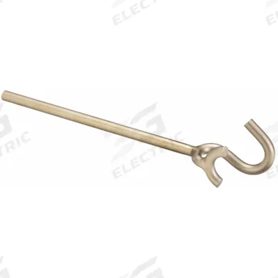 AMPCO Claw Valve Wheel Wrench: 1 3/8 in_2 3/8 in Head Size, 14 1/2 in Overall Lg - Claw Valve Wheel Wrenches
