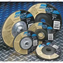 NORTON Cut-Off & Grinding Wheel: Type 27, 5" x 1/8" x 5/8"-11, Ceramic, 24 Grit, NorZon Plus SGZ (MPN 66252843330). Key specifications — Series: NorZon Plus SGZ; Brand: NORTON.