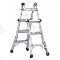 LOUISVILLE LADDER Combination Ladder: 4 Configurations, Aluminum, 300 lb Load Capacity, 24 lb Wt (MPN L-2098-13). Key specifications — Brand: LOUISVILLE LADDER.