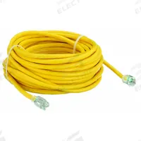APPROVED VENDOR Extension Cord: Outdoor Use, 100 ft Lg, Outlet, 5-20P, 10/3, SJTOW, Yellow, 125V AC (MPN 4FZZ8). Key specifications — Brand: APPROVED VENDOR; Temperature Rating: -58° to 194°F; NEMA Plug Configuration: 5-20P.