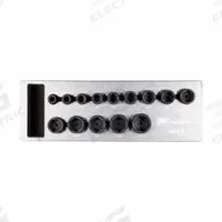 INGERSOLL RAND Impact Socket Set: Small Set (0-50 pieces) Set Size, 14 Pieces, (14) 6-Point, SAE (MPN DXSK2H14). Key specifications — attr1204251: INGERSOLL RAND; attr1215454: 7/16 in to 1-1/4 in.