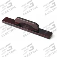 HATHAWAY Shuffleboard Brush: 15 1/4 in Overall Lg, 2 1/4 in Overall Wd, 3 in Overall Ht, Dark Cherry (MPN BG1222)