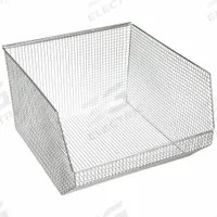 QUANTUM STORAGE SYSTEMS Hang and Stack Bin: 17 in x 18 1/2 in x 11 1/4 in, Silver, Stacking Capable (MPN QMB570C). Key specifications — Electrostatic Discharge: Not Electrostatic Discharge Conductive; Brand: QUANTUM STORAGE SYSTEMS; % Recycled Content: 0%.