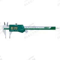 INSIZE Small Point Jaw Digital Caliper: 0 in to 6 in /0 mm to 150 mm, Cabled, +/-0.0012 in Accuracy (MPN 1169-150). Key specifications — attr1184461: +/-0.0012 in; attr1184462: 0.0005 in/0.01 mm; attr1184471: Inside; attr1184472: Knife Edge with Small Point; attr1184496: INSIZE.