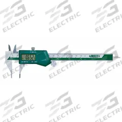 INSIZE Small Point Jaw Digital Caliper: 0 in to 6 in /0 mm to 150 mm, Cabled, +/-0.0012 in Accuracy (MPN 1169-150). Key specifications — attr1184461: +/-0.0012 in; attr1184462: 0.0005 in/0.01 mm; attr1184471: Inside; attr1184472: Knife Edge with Small Point; attr1184496: INSIZE.