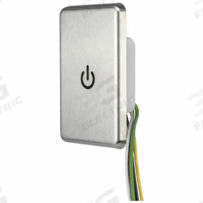 HUBBELL Wall Switch: Touch Switch, 3-Way, Maintained, Silver, 120/277V AC - Tap Touch Wall Switches