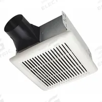 Bathroom Fan: Ceiling, 110 cfm Max, 0.7 sones, Humidity Sensor, 1 Speed, Round Duct (MPN AE110S). Key specifications — Brand: BROAN; Nameplate Voltage: 120V AC; Sensor Type: Humidity; Duct Shape: Round; Heater: Without Heater; Includes: Non-metallic damper/duct connector; Mounting Location: Ceiling; Mounting Type: Mounting Tabs With Keyhole Slots.