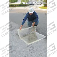 ULTRATECH Drain Cover Seal: 36 in L x 36 in W, 30 in L x 30 in W Max Drain Size, Clear, 3/8 in Thick (MPN 2202). Key specifications — Material: Polyurethane; Brand: ULTRATECH.