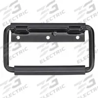 MONROE PMP Folding Pull Handle: Unthreaded Holes, Steel, Black, #10 Screw Size, 0.53 in (MPN PH-0294). Key specifications — Brand: MONROE PMP; Projection Type: Non-Recessed; Material: Steel; Finish: Polished Zinc; Color: Black; Folding Type: Folding; Mounting Type: Unthreaded Holes; Screw Size: #10.