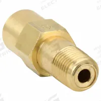 CONTROL DEVICES Check Valve: In Line, Brass, 1/4 in FPT, 1/4 in MPT, 250 psi Max. Pressure (MPN P25M25-0AA). Key specifications — attr291949: 1/4 in FPT; attr291950: 1/4 in MPT; attr291957: Brass; attr294749: CONTROL DEVICES.