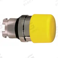 SCHNEIDER Mushroom Head Push Button: 22 mm Mounting Size, Metallic, Momentary (MPN ZB4BC54). Key specifications — Brand: SCHNEIDER; Action: Momentary; Series: XB4; Push Button Material Type: Metallic.