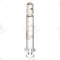FORTUNA Reusable Glass Syringe: 2 mL Capacity - mL, Luer Lock, Borosilicate Glass, Reusable (MPN 7.140-27). Key specifications — Attachment Type: Luer Lock; Plunger Material: Borosilicate Glass; Tip Material: Borosilicate Glass; Barrel Material: Borosilicate Glass; Brand: FORTUNA; Compatible Needles: Sharp, Tri-Bevel Needles; Includes Needles: No; Replaceable Tip: No.