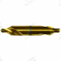 KEO Center Drill: Plain Type, #4/0, 60°, 1 1/4 in Overall Lg, TiN Coated Cobalt (MPN 906-000-624). Key specifications — Brand: KEO; End Type: Double End.