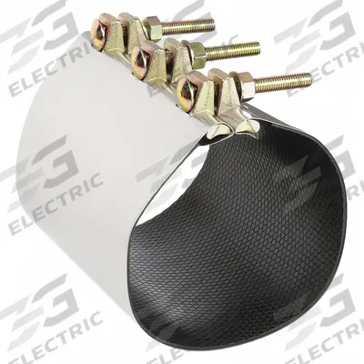 APPROVED VENDOR Repair Clamp: For 8 in Pipe, 9 in Overall Lg - Partial-Gasket Repair Clamps for Tube & Pipe