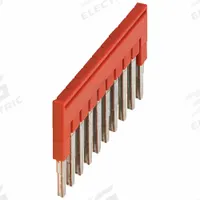 SCHNEIDER Bridge: Red (MPN NSYTRAL210). Key specifications — Compatible Manufacturer Model Number: NSYTRP22; Compatible with Product Type: TRH IDC Terminal Block; Brand: SCHNEIDER.