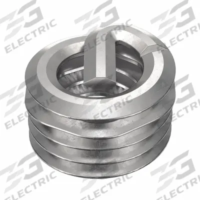 HELI-COIL Helical Insert: Tanged Tang Style, Free-Running, M4-0.70 Thread Size, Plain - Free-Running Tanged Helical Inserts