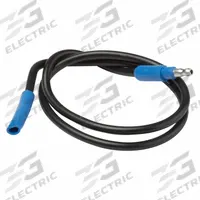 GROTE Jumper: Slim-Line 0.18 in Female Bullet/Std 0.18 in Male Bullet, 1 Wires, 23 in Wire Lg (MPN 66170). Key specifications — Wire Sizes Included: 14 AWG; Features: Rear Tracking Lamp Jumper; Connector Type: Standard 0.18 in Male Bullet.