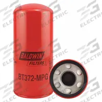 BALDWIN FILTERS Hydraulic/Transmission Filter: Hydraulic Fluid, 1 1/2"-16 Thread Size, Spin-On (MPN BT372MPG). Key specifications — Media Material: Cellulose; Brand: BALDWIN FILTERS; Compatible Fluid Type: Hydraulic Fluid; Compatible Vehicle Make: Owatonna; Includes: Integral Gasket; Thread Size: 1-1/2"-16.