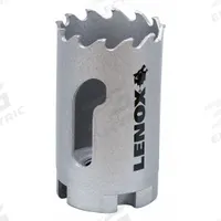 LENOX Hole Saw: 1 3/8 in Saw Dia., 3 Teeth per Inch, 1 7/8 in Max. Cutting Dp, 5/8"-18 Thread Size (MPN LXAH3138). Key specifications — attr1098070: 3; attr1098087: LENOX; attr1098073: 5/8"-18.