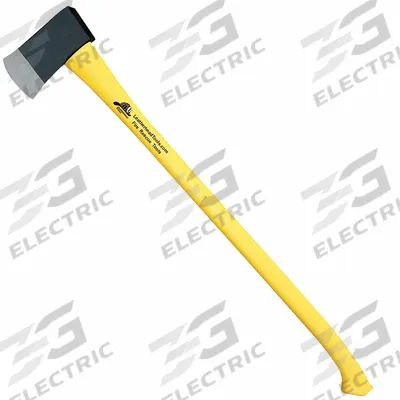 LEATHERHEAD TOOLS Axe: Axe, Flathead Axe, 36 in Handle Lg, Round - Axes