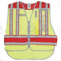 APPROVED VENDOR Fire Safety Vest: Safety Vest ANSI Class Class 2, Green/Red, Polyester, Zipper (MPN 4003BV-M-XL). Key specifications — attr358683: Zipper; attr378047: APPROVED VENDOR; attr358676: Class 2; attr358678: Polyester; attr358679: 52 in; attr358680: M-XL; attr1314241: Fire Safety Vest.