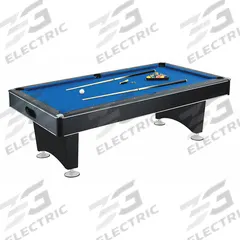 HATHAWAY Pool Table: Internal Ball Return Pocket, 48 in Overall Wd, 32 in Overall Ht, Blue, Matte (MPN BG2515PB). Key specifications — attr989543: Matte; attr989523: Billiard Ball Set; attr989535: Pool Table; attr989534: Internal Ball Return; attr989510: Polyester; attr989508: HATHAWAY; attr989509: Blue.