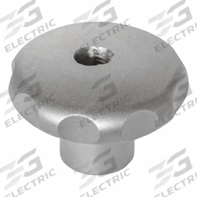 JW WINCO Quick Release Hand Knobs: Fluted, Stainless Steel, 5/16"-18 Thread - Quick-Release Fluted Knobs