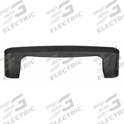 APPROVED VENDOR Pull Handle: Unthreaded Holes, Plastic, Black - Load-Rated Bridge Handles