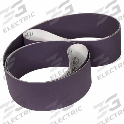 3M CUBITRON II Cloth Belt: 4 in W x 132 in L, Ceramic, 80 Grit - Cool-Cutting Sanding Belts for Stainless Steel & Soft Metals