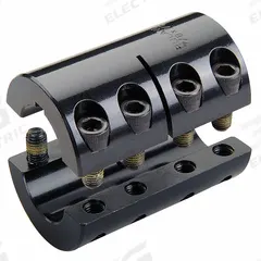 RULAND MANUFACTURING Rigid Shaft Coupling: 2 in Bore Dia 1, 2 in Bore Dia 2, Round Keyed, Two-Piece (MPN SPC-32-32-F). Key specifications — attr870078: RULAND MANUFACTURING.