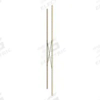 TENNSCO Shelving Post: 84 in Overall Ht, Steel, 16 ga, Tan (MPN UPA-84). Key specifications — Brand: TENNSCO; Color: Tan; Includes: Brace.