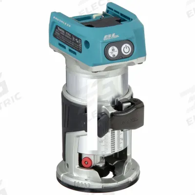 MAKITA Cordless Compact Router: 18V LXT, Bare Tool, Fixed Base, 30,000 RPM, 1/4 in Collet - Makita Cordless Routers