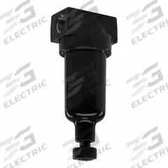 PARKER Filter: Particulate, 1/4 in NPT, 5 micron, 24 scfm, 250 psig Max Op Pressure, Metal Bowl, 14 (MPN 14F13BB). Key specifications — attr110055: 14; attr110024: Twist Drain; attr110008: PARKER.