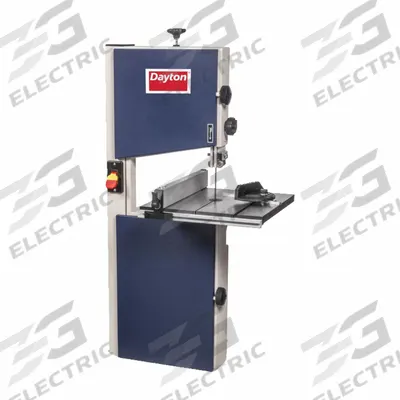 Dayton Band Saw: 9 1/2 in Throat Dp - Vertical, 250 to 450 SFPM, 0° to 45°, 3.5 - Manual Vertical Metal-Cutting Band Saws