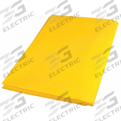 DYNAREX Emergency Blanket: Poly-Tissue, Yellow, 54 in Wd - High-Visibility Disposable Blankets
