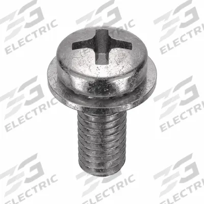 SEMS Screw: Internal Tooth, M4x0.70 Thread Size, 10 mm Lg, Stainless Steel, Plain - Machine Screws with Internal Tooth Lock Washers