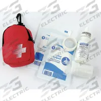 FIRST AID ONLY Eye Care Kit: Gen Purpose, 1 People Served, 5 Components, Fabric (MPN 3019). Key specifications — Adhesive Bandages Included: No Adhesive Bandages; Application: General Purpose; Brand: FIRST AID ONLY; Housing Color: Red; Housing Material: Fabric; Includes Oral or Inhalant Medication: No Medication Included; Mountable: Portable; Oral and Inhalant Medicinals Included: No Oral/Inhalant Medicinals.