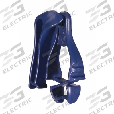SQUIDS BY ERGODYNE Glove Holder Clips: Plastic, Plastic, 6 in Lg, 1/2 in Max Clip Opening - Glove Clips with Belt Slot