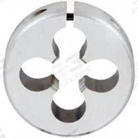 OSG Round Threading Die: M12x1.75 Metric, 38 mm OD, Adj, High Speed Steel (MPN 46152)