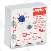 DAYTON Single Function Encapsulated Timing Relay: Surface Relay Mounting, 12 to 125V DC (MPN 5WML7). Key specifications — Brand: DAYTON.