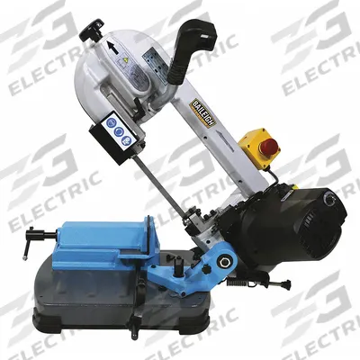 BAILEIGH INDUSTRIAL Band Saw: 5 5/16 in x 5 in, 75 to 246 SFPM, 0° to 60°, 10.0 A, 1 Phase - Mitering Manual Horizontal Band Saws