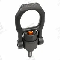 JW WINCO Quick-Release Hoist Ring: Steel, 6.2 kN Load Limit, M12 Thread Size, 17 mm Working Lg (MPN 1135-M12-17-ST). Key specifications — Thread Size: M12; Operation: Lifting; Working Load Limit - Side Load: 2.3 kN (517 lbf); Material: Steel; Brand: JW WINCO; Working Pin Length: 17 mm.
