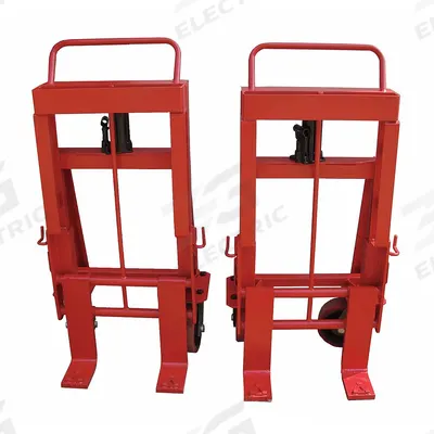 Dayton Machinery and Equipment Mover: 6,000 lb, 23 in L x 18 1/2 in W x 41 1/2 in H Overall - Hydraulic-Lift Machinery & Equipment Movers with Dual-Forks