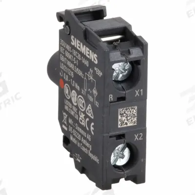 Siemens Lamp Module: 22 mm Size, Red, LED, 110 V AC Rating - Lamp Modules